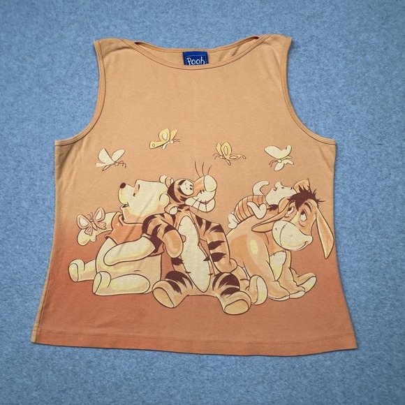 Vintage Winnie the Pooh Shirt Womens XL Disney Jerry Leigh Tigger Eeyore 90s - Picture 1 of 6